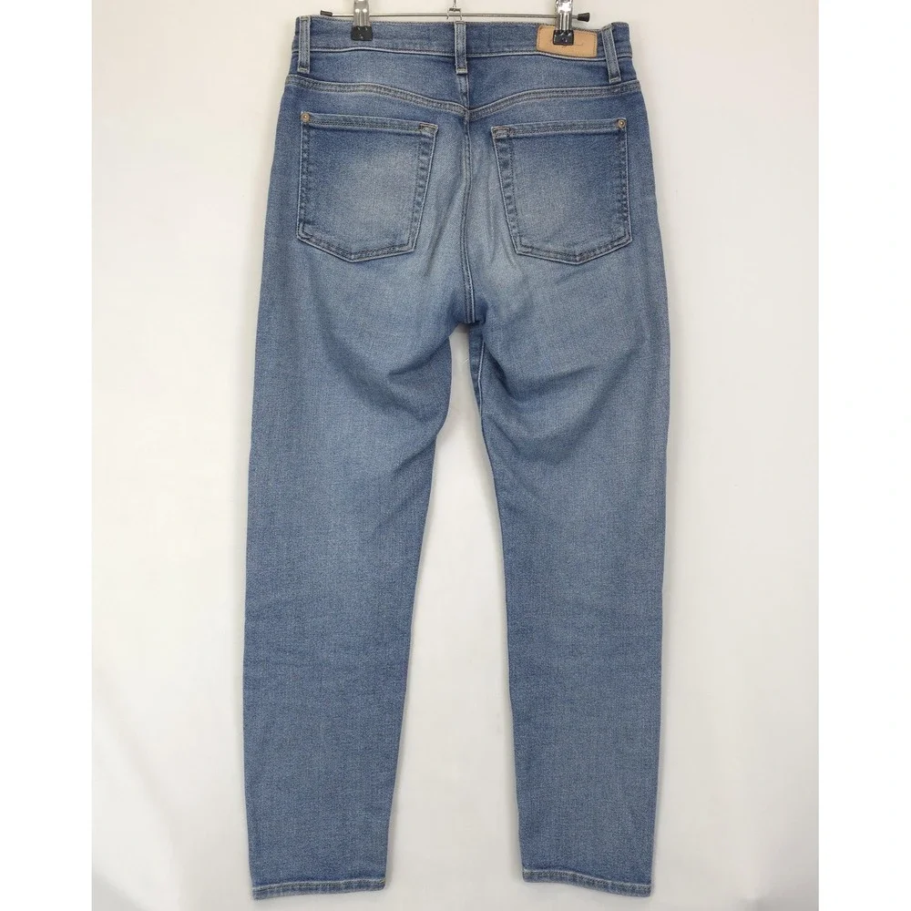 7 For All Mankind Jeans Women 27 Luxe Vintage Tapered Stretch Denim High Rise